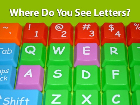 Where Do You See Letters?